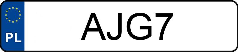 Numer rejestracyjny AJG 7 posiada CHEVROLET Camaro Coupe 6.2 MR`11 E5 Camaro Coupe 6.2 MR`11 E5 - AJG7