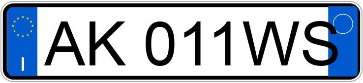 Numer rejestracyjny AK011WS posiada MERCEDES Serie 200-320