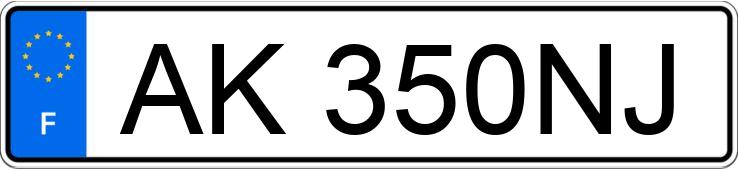 Numer rejestracyjny AK350NJ posiada DACIA SANDERO