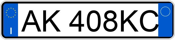 Numer rejestracyjny AK408KC posiada FIAT Punto 1a serie Numer rejestracyjny AK408KC posiada FIAT Punto 1a serie