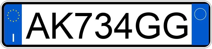 Numer rejestracyjny AK734GG posiada ALFA ROMEO 164