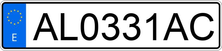 Numer rejestracyjny AL0331AC posiada SEAT INCA Numer rejestracyjny AL0331AC posiada SEAT INCA
