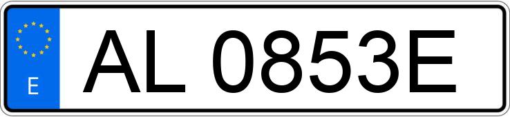 Numer rejestracyjny AL0853E posiada CITROEN 2 CV