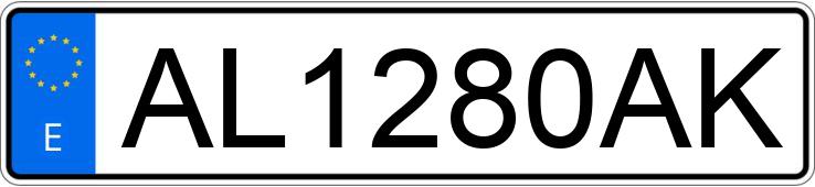 Numer rejestracyjny AL1280AK posiada OPEL ZAFIRA