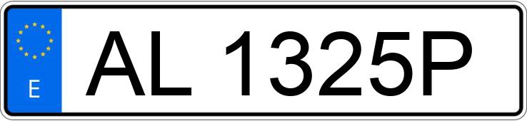 Numer rejestracyjny AL1325P posiada BMW SERIE 3