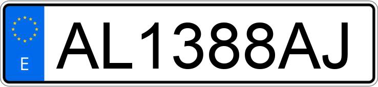 Numer rejestracyjny AL1388AJ posiada PEUGEOT 406