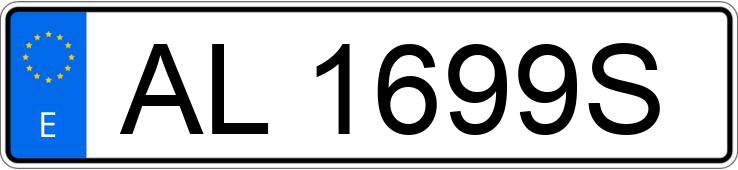 Numer rejestracyjny AL1699S posiada CITROEN AX
