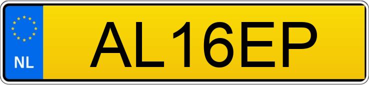 Numer rejestracyjny AL16EP posiada Golf Gte