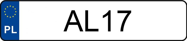 Numer rejestracyjny AL 17 posiada DODGE Grand Caravan 3.6 Kat. MR`11 GT Aut. - AL17 Numer rejestracyjny AL 17 posiada DODGE Grand Caravan 3.6 Kat. MR`11 GT Aut. - AL17