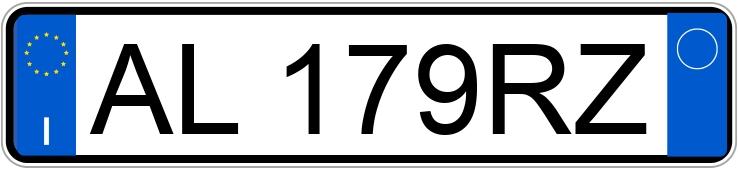 Numer rejestracyjny AL179RZ posiada HONDA Civic 6a serie