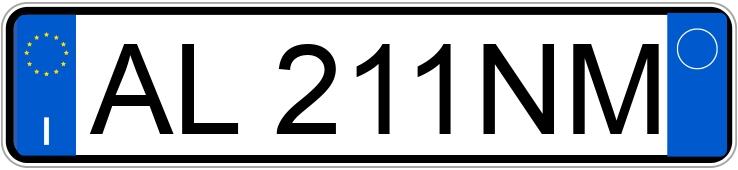 Numer rejestracyjny AL211NM posiada FIAT Panda 1a serie Numer rejestracyjny AL211NM posiada FIAT Panda 1a serie
