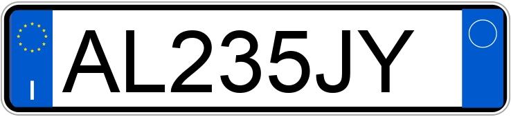 Numer rejestracyjny AL235JY posiada FIAT Punto 1a serie Numer rejestracyjny AL235JY posiada FIAT Punto 1a serie