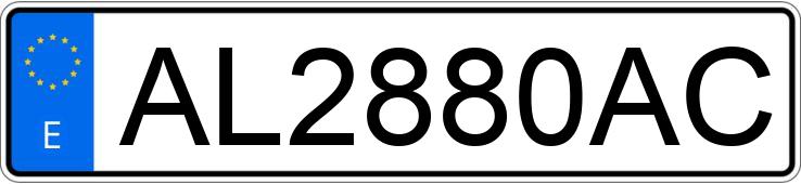 Numer rejestracyjny AL2880AC posiada CITROEN XANTIA