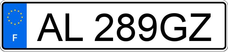 Numer rejestracyjny AL289GZ posiada CITROEN C3 II