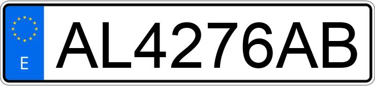 Registreringsnummeret AL4276AB har VOLKSWAGEN PASSAT