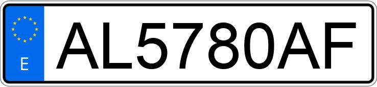 Numer rejestracyjny AL5780AF posiada NISSAN TERRANO