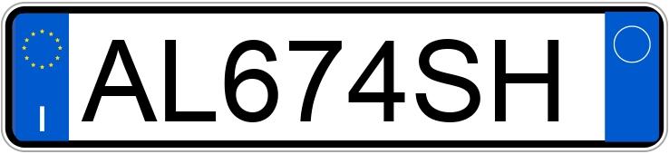 Numer rejestracyjny AL674SH posiada DAIHATSU Feroza