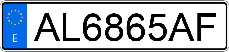 Numer rejestracyjny AL6865AF posiada FORD ESCORT