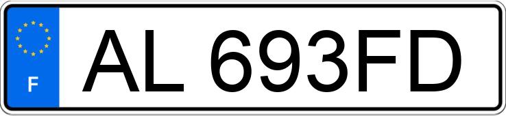 Numer rejestracyjny AL693FD posiada PEUGEOT 206