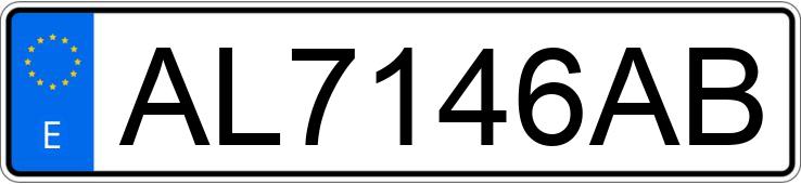 Numer rejestracyjny AL7146AB posiada MERCEDES T-1 208