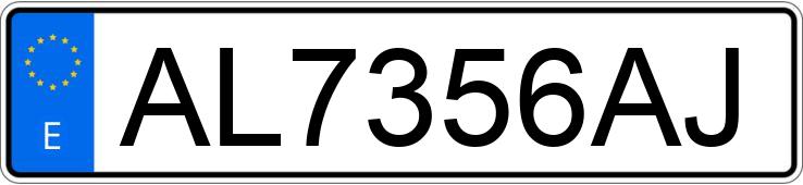 Numer rejestracyjny AL7356AJ posiada MITSUBISHI FUSO CANTER