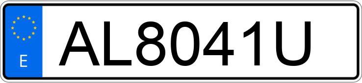 Numer rejestracyjny AL8041U posiada PORSCHE 944