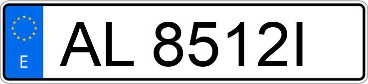 Numer rejestracyjny AL8512I posiada RENAULT 5