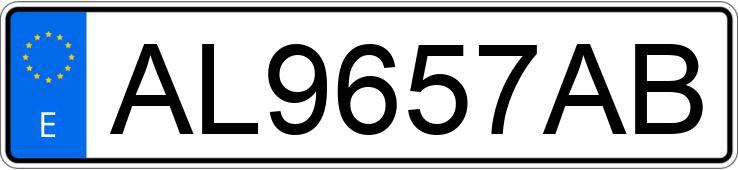 Numer rejestracyjny AL9657AB posiada FORD SIERRA