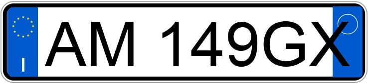 Numer rejestracyjny AM149GX posiada FORD Fiesta 4a serie Numer rejestracyjny AM149GX posiada FORD Fiesta 4a serie