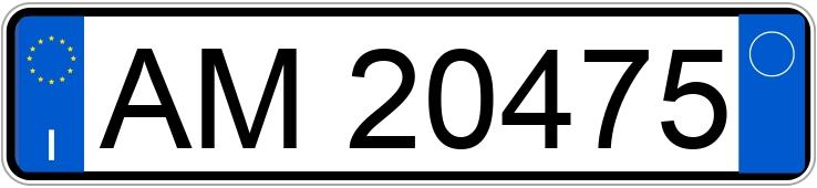 Numer rejestracyjny AM20475 posiada honda vt 600 shadow