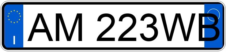 Numer rejestracyjny AM223WB posiada VOLKSWAGEN Polo 3a serie Numer rejestracyjny AM223WB posiada VOLKSWAGEN Polo 3a serie