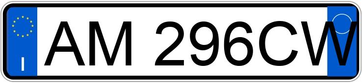 Numer rejestracyjny AM296CW posiada PORSCHE 911 Carrera