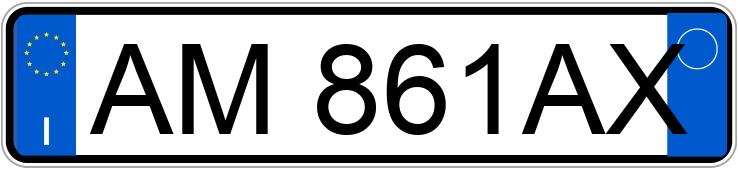 Numer rejestracyjny AM861AX posiada VOLKSWAGEN Polo 3a serie