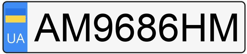 Numer rejestracyjny AM9686HM posiada BMW 318