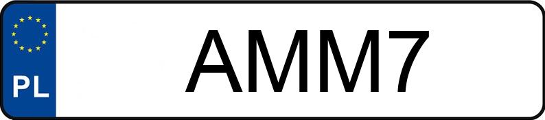 Numer rejestracyjny AMM 7 posiada ALFA ROMEO Giulia 2.0 Turbo MR`16 E6d 952 Estrema Q4 Aut. - AMM7 Numer rejestracyjny AMM 7 posiada ALFA ROMEO Giulia 2.0 Turbo MR`16 E6d 952 Estrema Q4 Aut. - AMM7