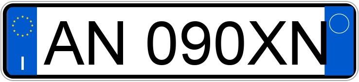 Numer rejestracyjny AN090XN posiada ROVER Serie 200 1a-2a s.