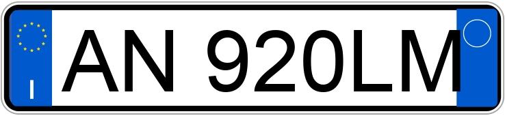 Numer rejestracyjny AN920LM posiada FORD Fiesta 4a serie