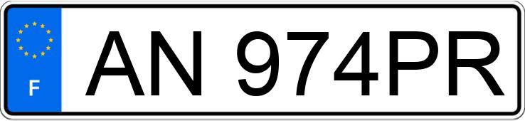 Numer rejestracyjny AN974PR posiada PEUGEOT 207