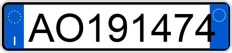 Numer rejestracyjny AO191474 posiada Alfa romeo 162BD