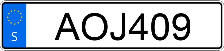 Numer rejestracyjny AOJ409 posiada Toyota Yaris 1.3 VVT-i