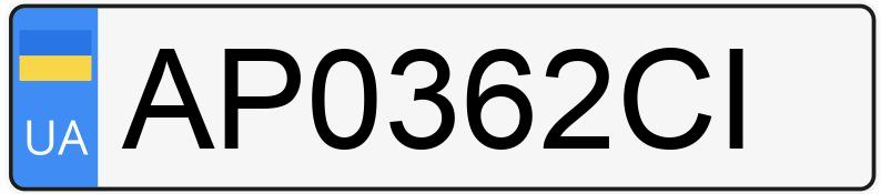 Numer rejestracyjny AP0362CI posiada ??? 