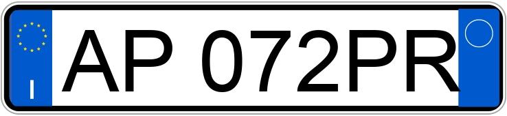 Numer rejestracyjny AP072PR posiada NISSAN Primera 2a serie Numer rejestracyjny AP072PR posiada NISSAN Primera 2a serie