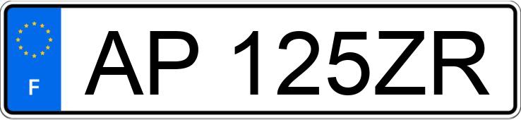 Numer rejestracyjny AP125ZR posiada CITROEN C5 II