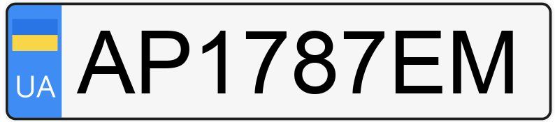 Numer rejestracyjny AP1787EM posiada Chevrolet Cruze