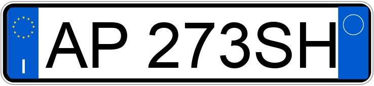 Numer rejestracyjny AP273SH posiada RENAULT Twingo 1a serie