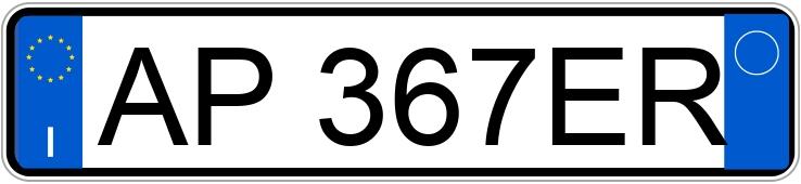 Numer rejestracyjny AP367ER posiada LANCIA Delta 2a serie