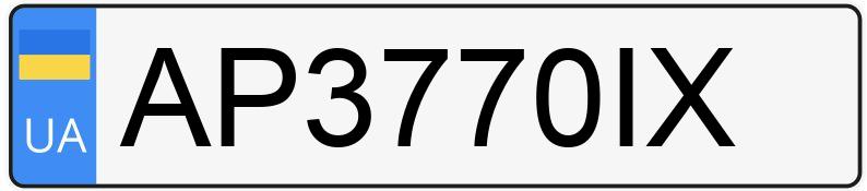 Numer rejestracyjny AP3770IX posiada Audi A3