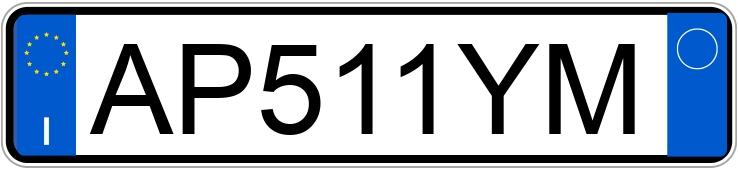 Numer rejestracyjny AP511YM posiada HONDA Civic 3a-4a-5a ser.