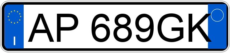 Numer rejestracyjny AP689GK posiada SUBARU Impreza 1a serie Numer rejestracyjny AP689GK posiada SUBARU Impreza 1a serie