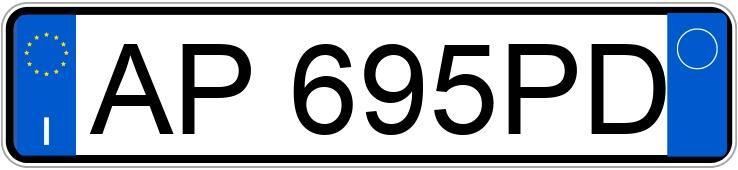 Numer rejestracyjny AP695PD posiada RENAULT Megane-Scenic 1a s.